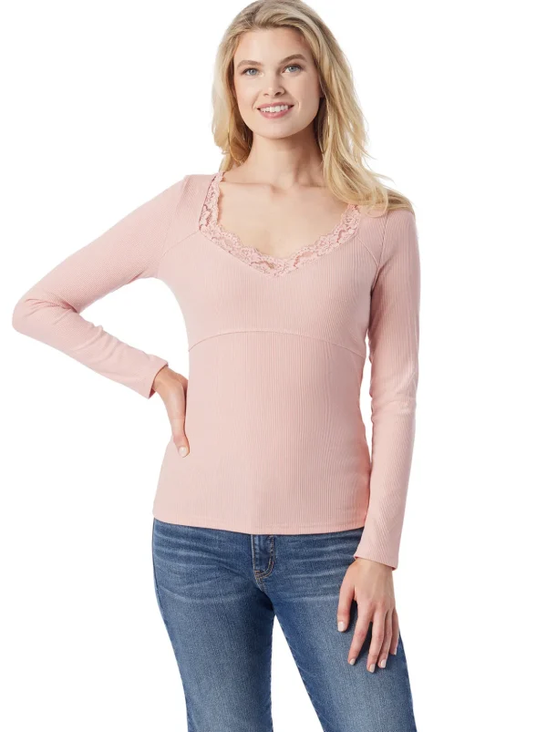 Abbey Sweatheart Top In <Jessica Simpson Store