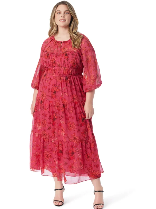 Adeline Maxi Dress In <Jessica Simpson Hot