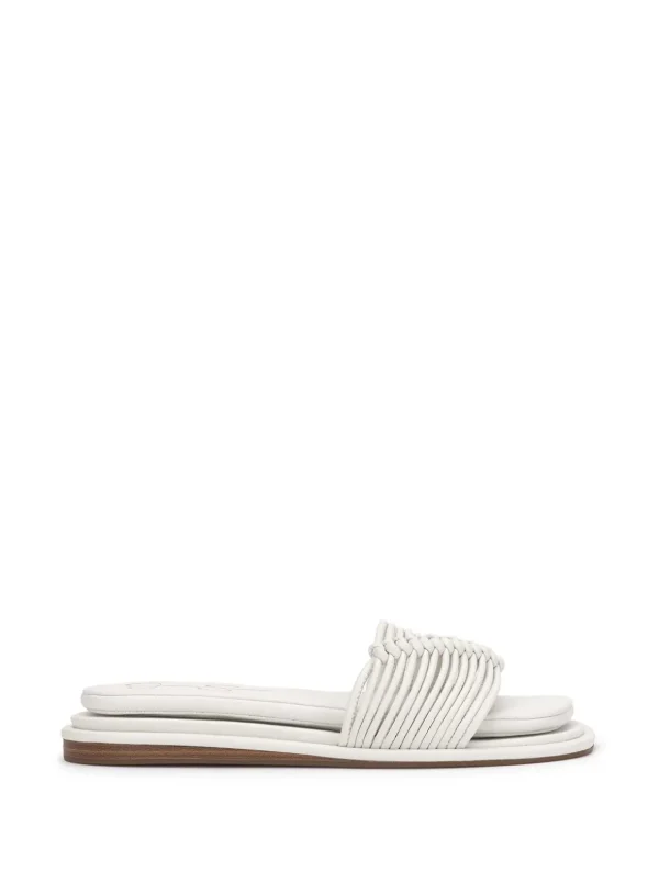 Belarina Flat Sandal In White<Jessica Simpson Online