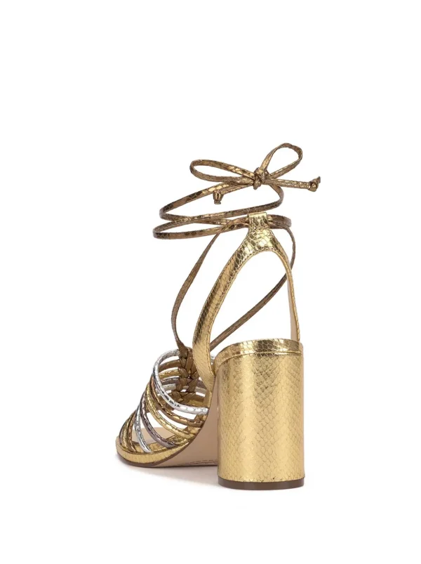 Cahna High Heel Sandal In Gold<Jessica Simpson New