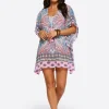 In Rio Cover Up In Cool Multi<Jessica Simpson Cheap