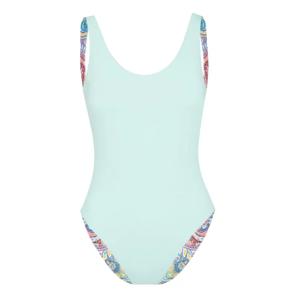 In Rio Reversible One Piece In Cool Multi<Jessica Simpson Cheap