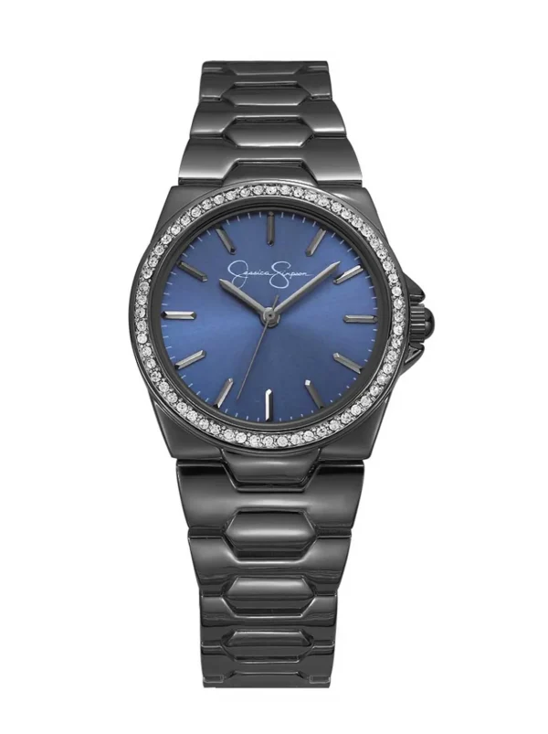 Crystal Bezel Bracelet Watch In <Jessica Simpson Online