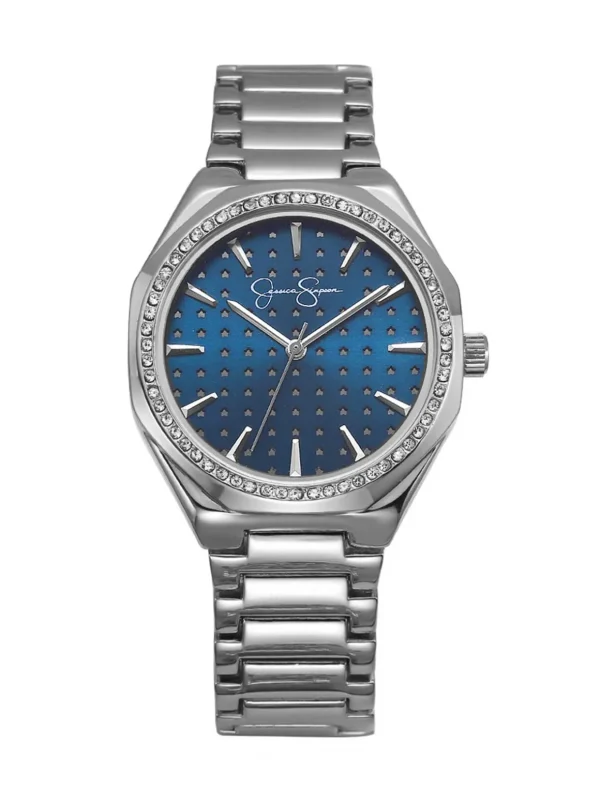 Crystal Star Motif Dial Bracelet Watch In Tone<Jessica Simpson Sale