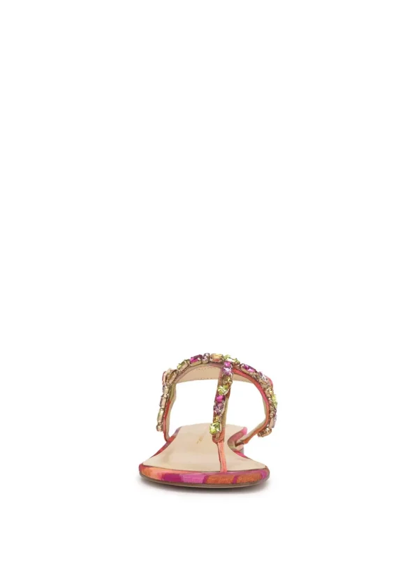 Dehna Embellished Sandal In Red Combo<Jessica Simpson Outlet