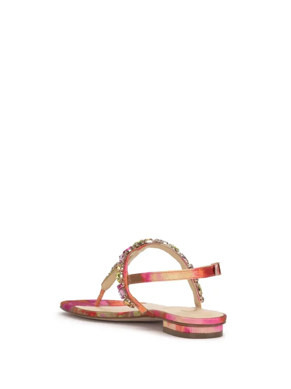 Dehna Embellished Sandal In Red Combo<Jessica Simpson Outlet