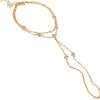 Demi Fine Hand Chain In Jeweled Gold<Jessica Simpson Sale