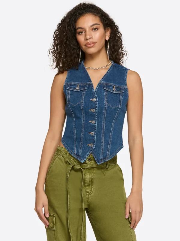 Denim Vest In <Jessica Simpson Cheap