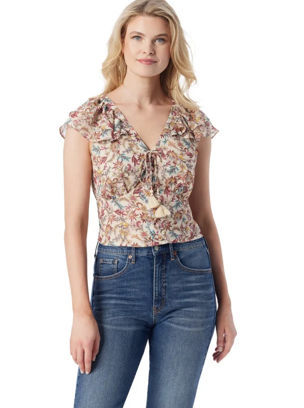 Dixie Cropped Blouse In <Jessica Simpson Best Sale