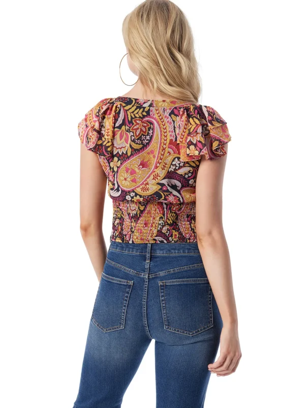 Dixie Cropped Blouse In <Jessica Simpson Store