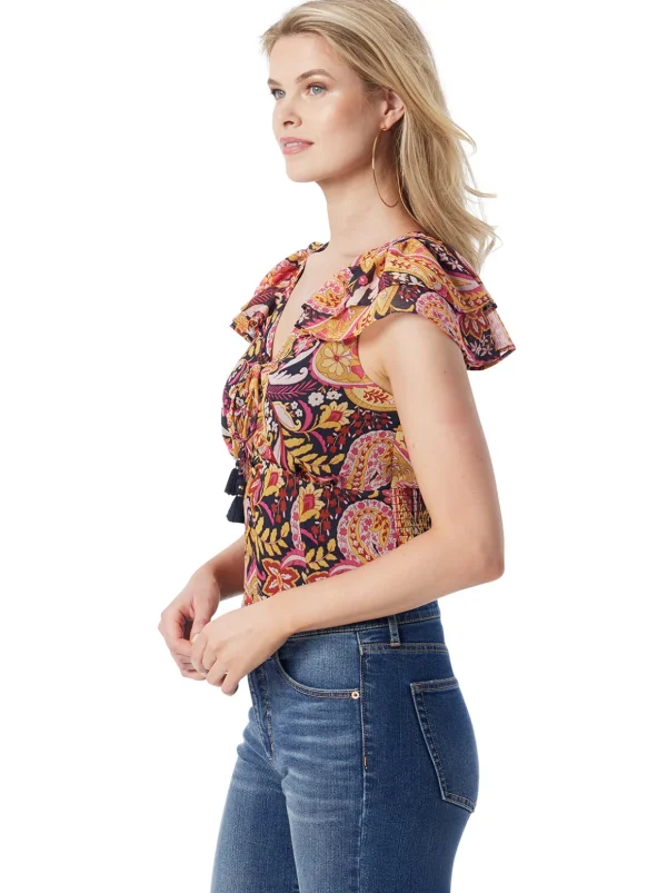 Dixie Cropped Blouse In <Jessica Simpson Store