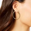 Double Hoop Faceted Earrings<Jessica Simpson Discount