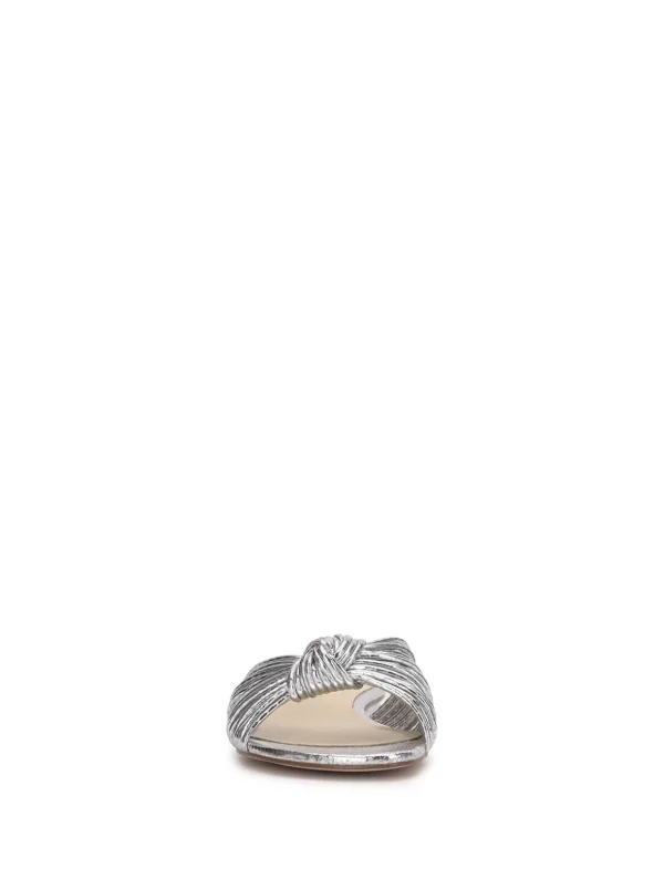 Dydra Knotted Flat Sandal In Silver<Jessica Simpson Outlet