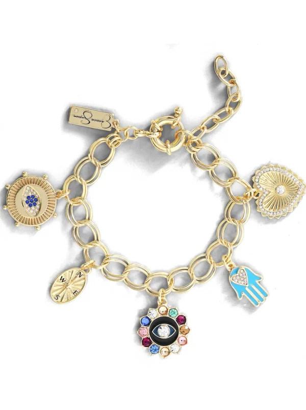 Evil Eye Charm Bracelet<Jessica Simpson Flash Sale