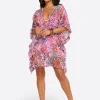 Cover Up In Pink Multi<Jessica Simpson Outlet