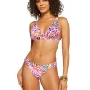 Full Support Triangle Bra In Pink Multi<Jessica Simpson Discount