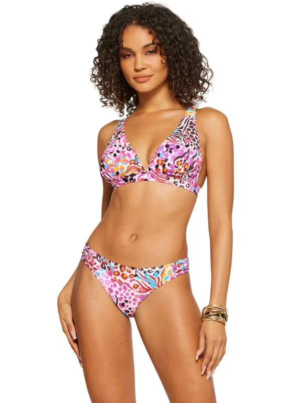 Full Support Triangle Bra In Pink Multi<Jessica Simpson Discount