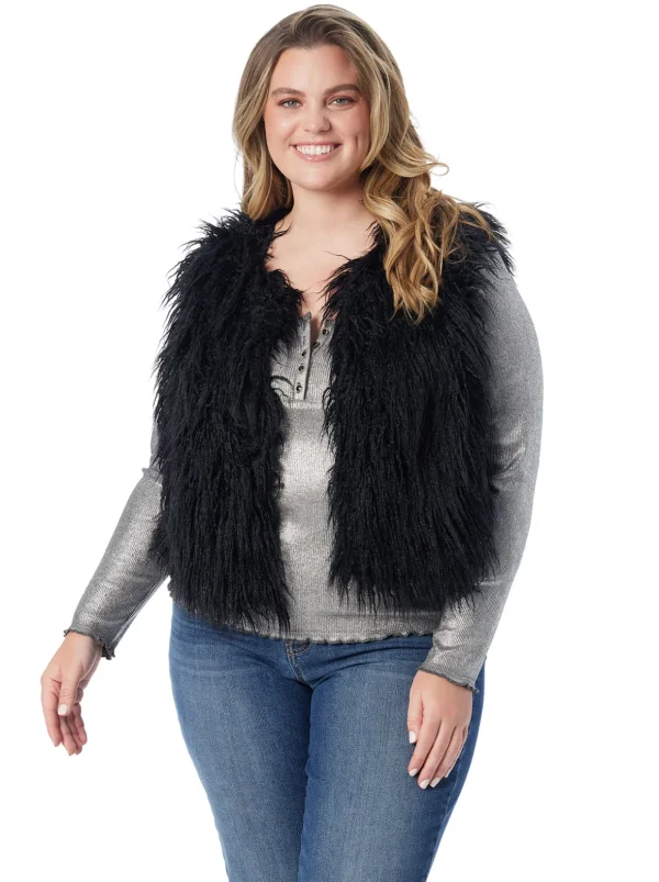 Fur Vest In <Jessica Simpson Clearance