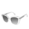 Glamorous Cat Eye Sunglasses In Crystal & <Jessica Simpson Cheap