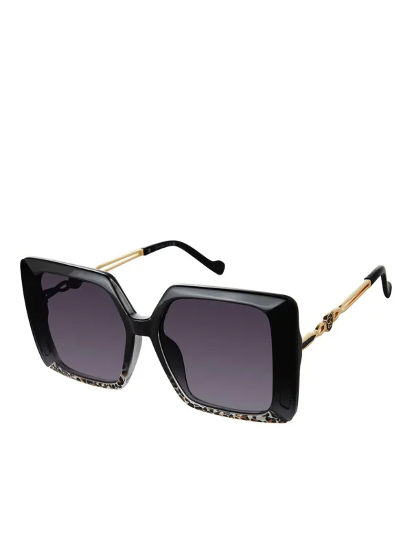 Glamorous Square Metal Temple Sunglasses In <Jessica Simpson Best