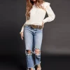 Harmony Straight High Rise Jean In <Jessica Simpson Best