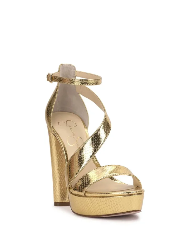 Iley Platform Sandal In Gold<Jessica Simpson Flash Sale