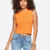 Ivy Mesh Tank In Orange<Jessica Simpson Shop