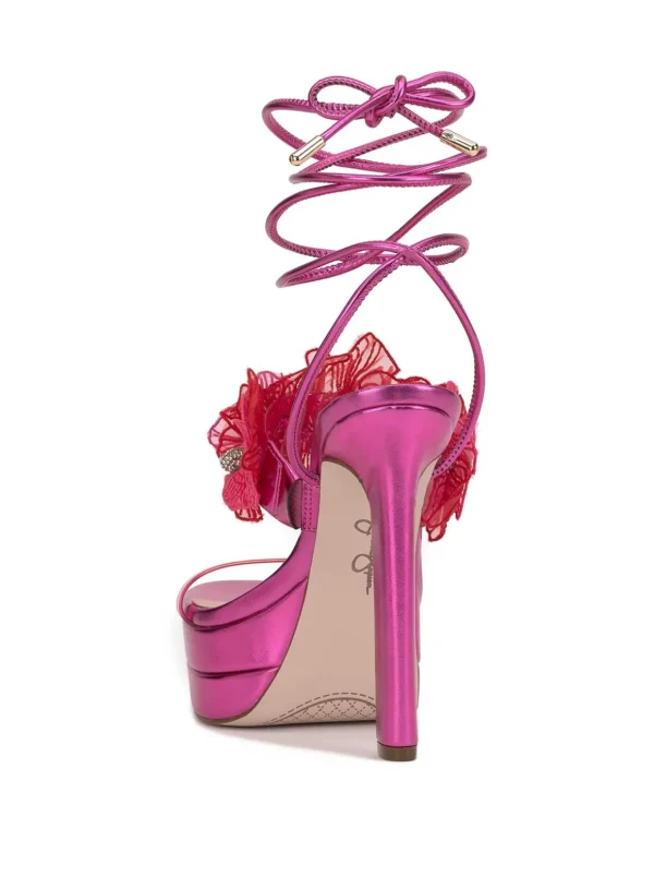 Iyla Flower Double Platform Sandal In Pink<Jessica Simpson Clearance