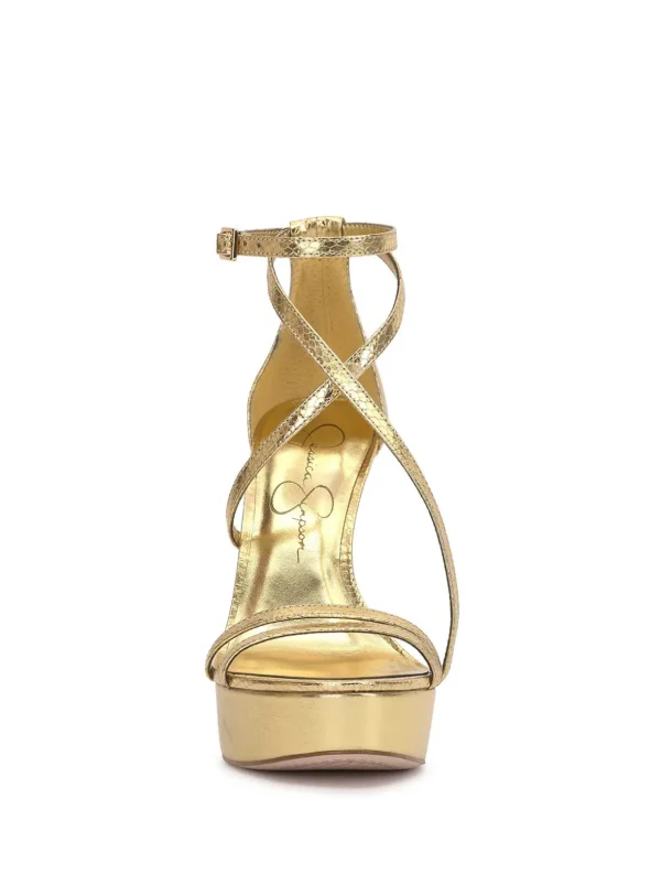 Jewelria Platform Sandal In Gold<Jessica Simpson Store