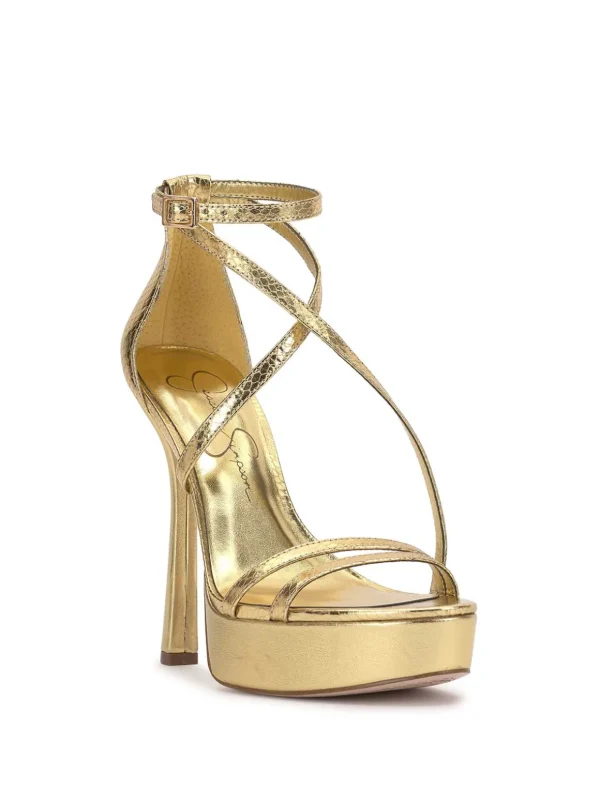 Jewelria Platform Sandal In Gold<Jessica Simpson Store