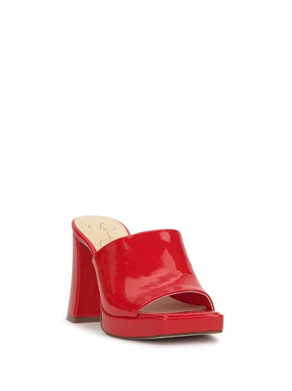 Kashet Mule Platform Sandal In Red<Jessica Simpson Fashion