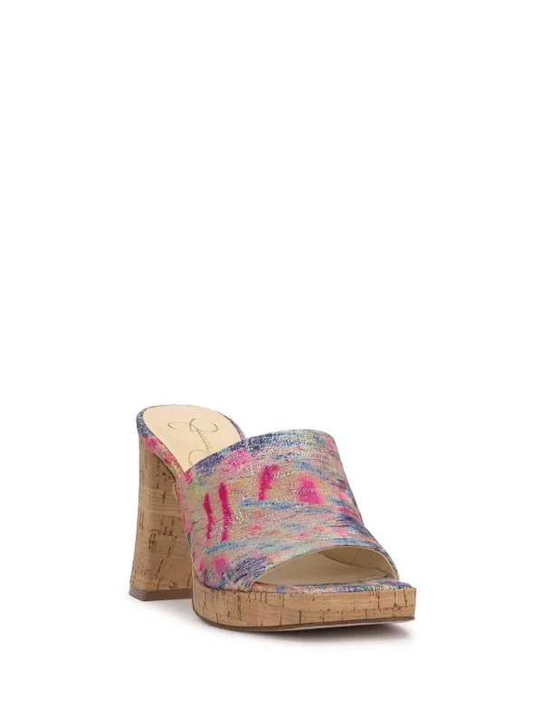 Kashet Mule Platform Sandal In <Jessica Simpson Fashion