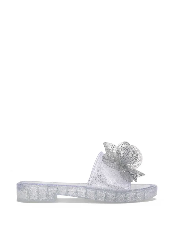 Kerah Lucite Flower Sandal In Silver<Jessica Simpson Best Sale