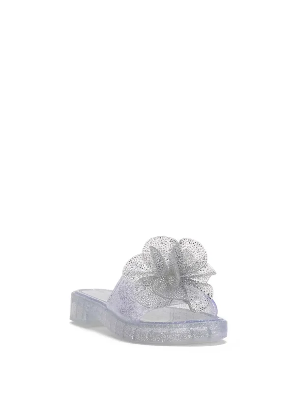 Kerah Lucite Flower Sandal In Silver<Jessica Simpson Best Sale