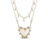 Layered Heart Necklace<Jessica Simpson Store