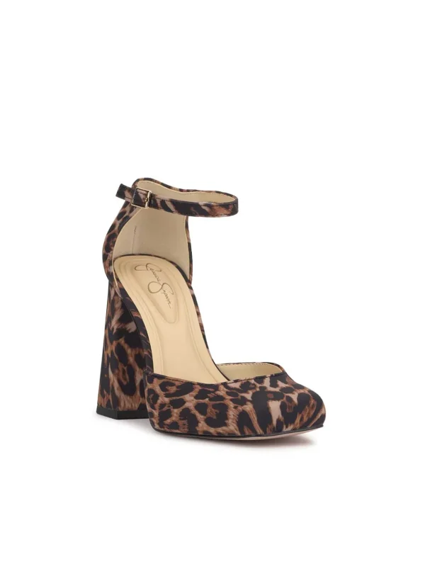 Lollah Block Heel Pump In Leopard<Jessica Simpson New