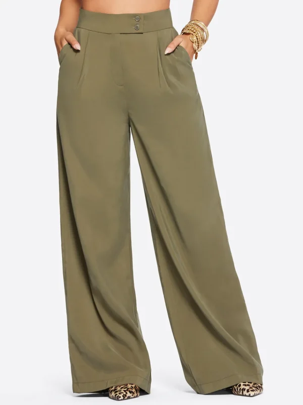 Melba Wide Leg Trouser In <Jessica Simpson Fashion