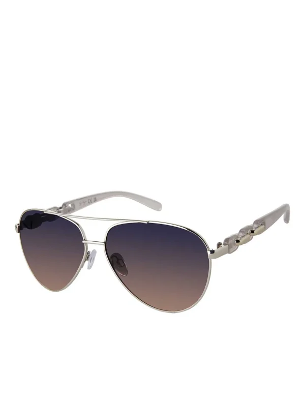 Metal Aviator Pilot Sunglasses In <Jessica Simpson Store