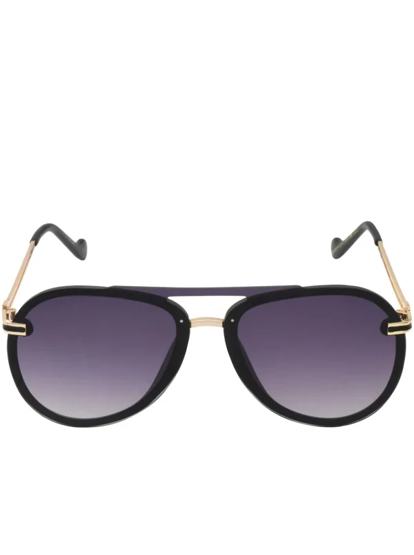 Metal Aviator Sunglasses In Smoke Matte <Jessica Simpson Fashion