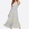 Mira Tiered Ruffle Maxi Dress In <Jessica Simpson Flash Sale