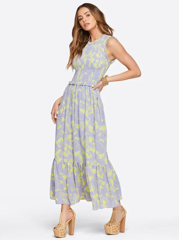 Mira Tiered Ruffle Maxi Dress In <Jessica Simpson Flash Sale