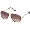 Modern Metal Aviator Sunglasses In & Brown<Jessica Simpson Clearance