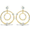 Orbital Crystal Drop Earrings<Jessica Simpson Online