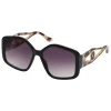 Oversized Geometric Sunglasses In & Tortoise<Jessica Simpson New