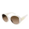 Oversized Round Sunglasses In <Jessica Simpson Hot