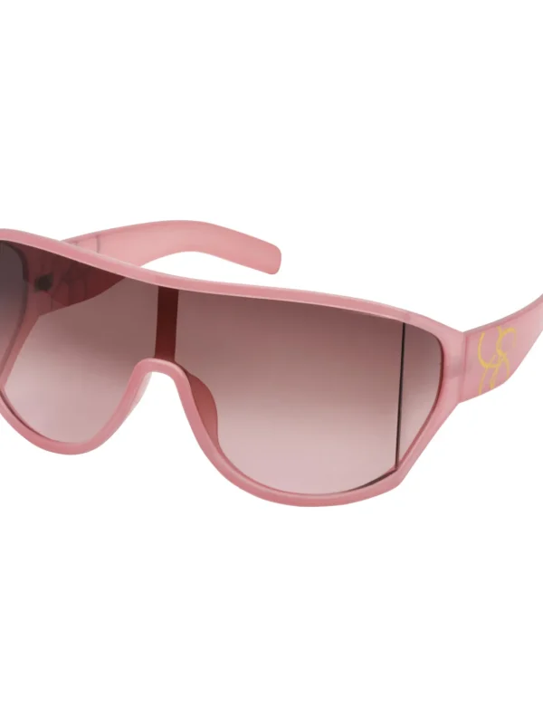 Oversized Square Wrap Shield Sunglasses In <Jessica Simpson Hot