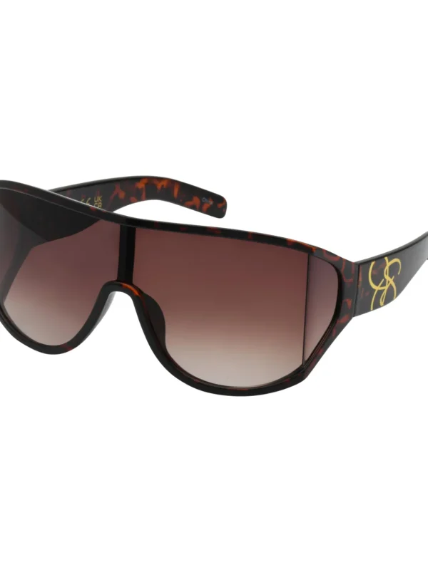 Oversized Square Wrap Shield Sunglasses In <Jessica Simpson Best