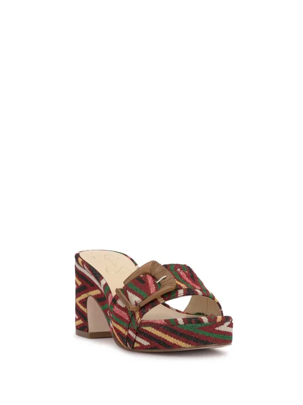 Peccio Buckle Platform In Chevron<Jessica Simpson Sale