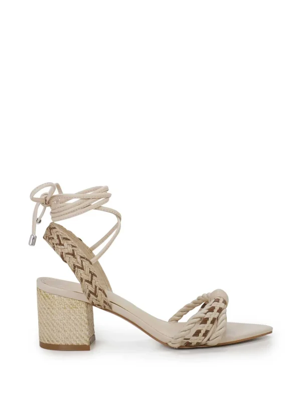 Prim Woven Block Heel Sandal In <Jessica Simpson Cheap