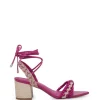 Prim Woven Block Heel Sandal In Pink<Jessica Simpson Fashion